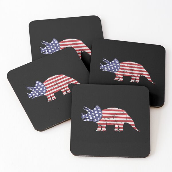 Item preview, Triceratops Lover USA Flag 4th Of July America Dinosaur designed and sold by DSWShirts.