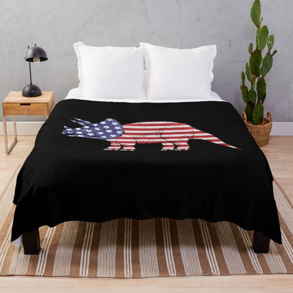 Item preview, Triceratops Lover USA Flag 4th Of July America Dinosaur designed and sold by DSWShirts.