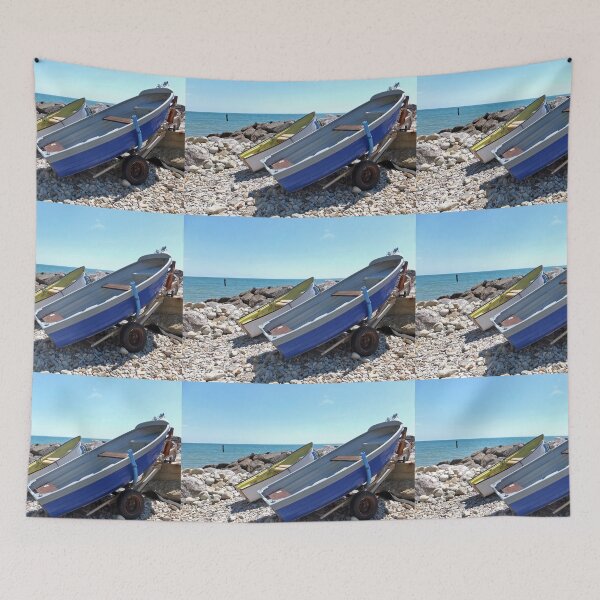 Item preview, Boats on the Beach designed and sold by pinkal.