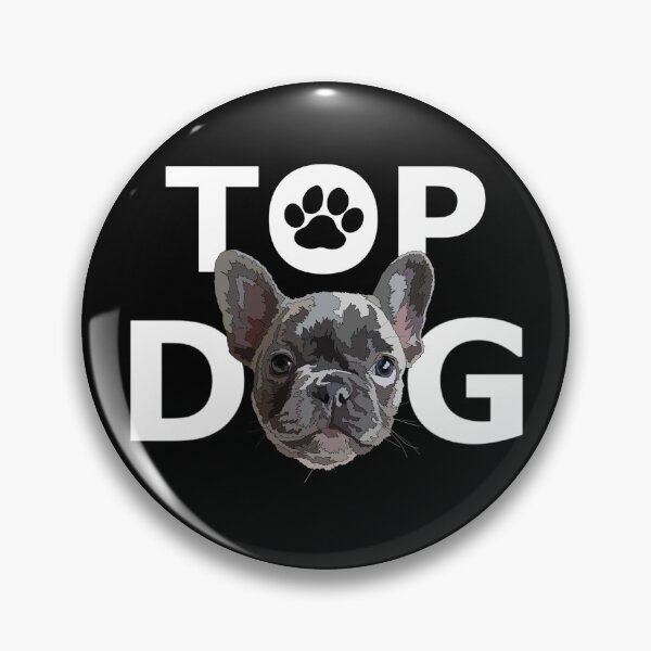 Item preview, Top Dog Grey Frenchie designed and sold by Just-Arts-4U.