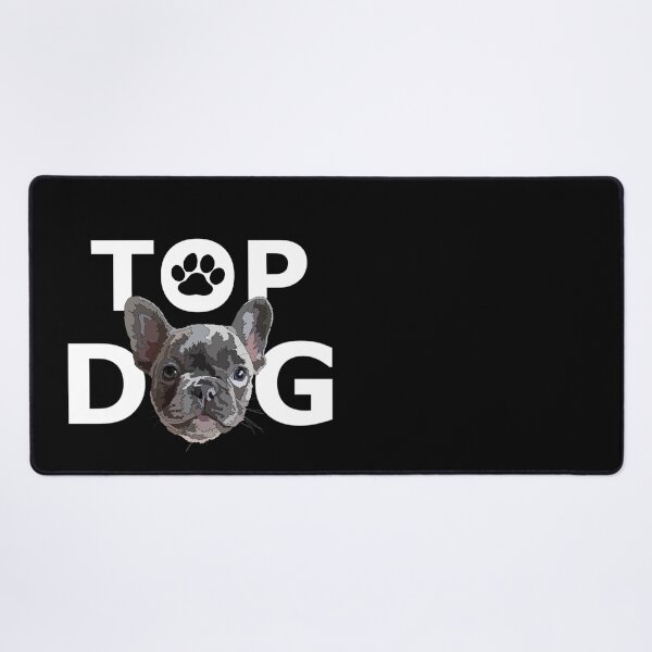 Artikelvorschau, Top Dog Grauer Frenchie entworfen und verkauft von Just-Arts-4U.