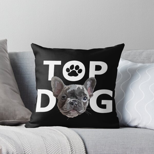 Item preview, Top Dog Grey Frenchie designed and sold by Just-Arts-4U.