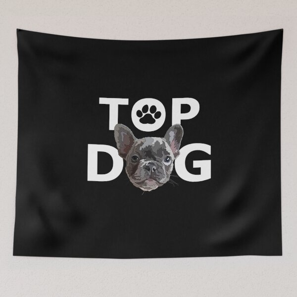 Item preview, Top Dog Grey Frenchie designed and sold by Just-Arts-4U.