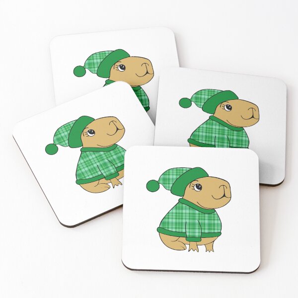 Item preview, Capybara Holiday Christmas designed and sold by Sartoris Art.