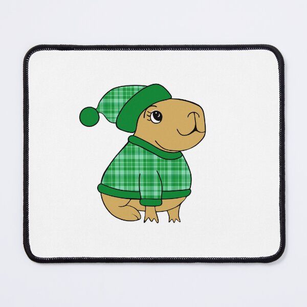 Item preview, Capybara Holiday Christmas designed and sold by Sartoris Art.
