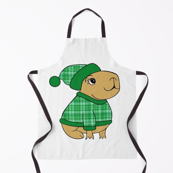 Item preview, Capybara Holiday Christmas designed and sold by Sartoris Art.