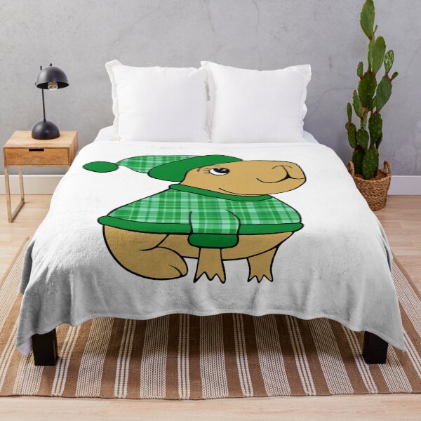 Item preview, Capybara Holiday Christmas designed and sold by Sartoris Art.