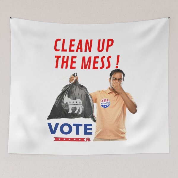 Item preview, Vote Clean Up The Mess designed and sold by theflandonian.