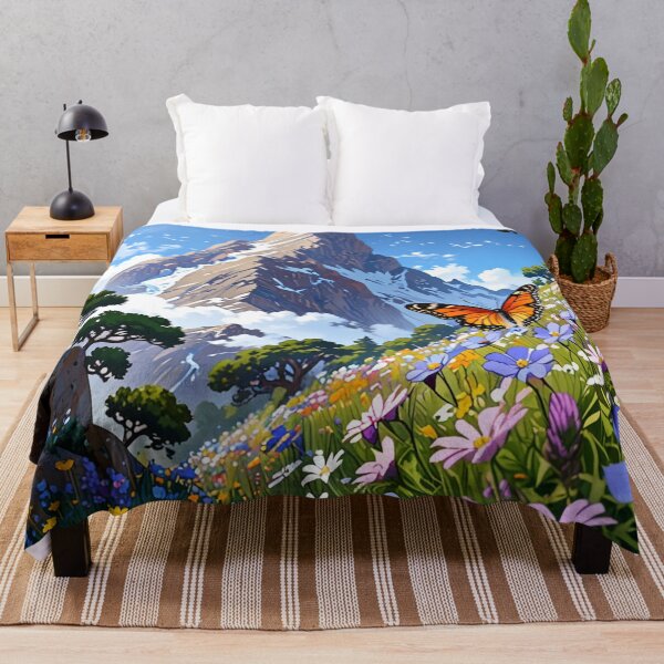 Item preview, High hill with flowers. designed and sold by PatDoArt.
