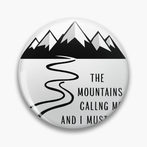 Item preview, The Mountains Calling Me" Minimalist Mountain ,hakers designed and sold by Arthaven10 ⭐⭐⭐⭐⭐.