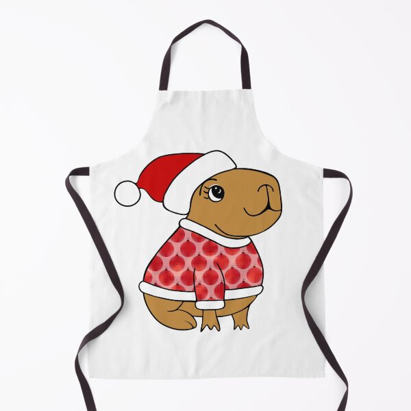 Item preview, Capybara Holiday Christmas designed and sold by Sartoris Art.