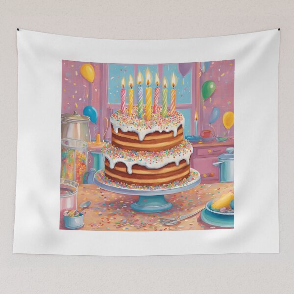 Item preview, Marvelous Birthday cake designed and sold by Lilou13Magasin.