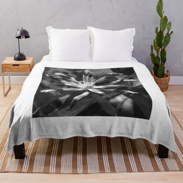 Item preview,  Queen's Tears Flower Squared Black And White  designed and sold by MercerImages.