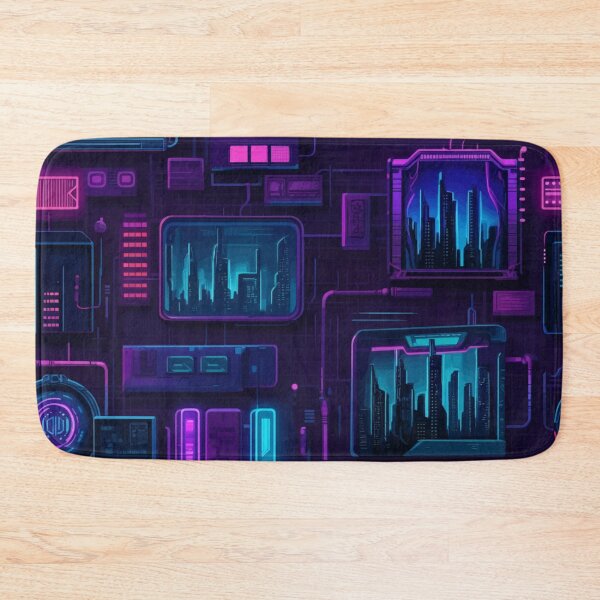 Item preview, Cyberpunk Neon Grids designed and sold by MySignatureItems.