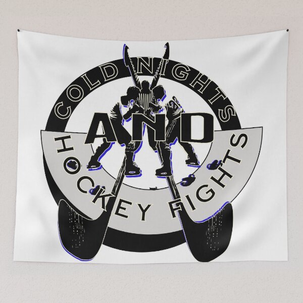 Item preview, Cold Nights and Hockey Fights designed and sold by StormandStar.