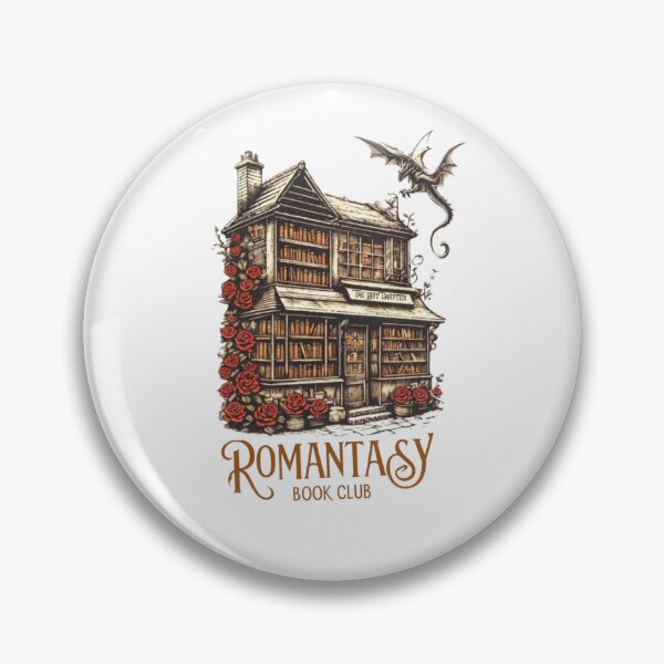 Item preview, romantasy book club - vintage print style  designed and sold by inkdrinkingdove.