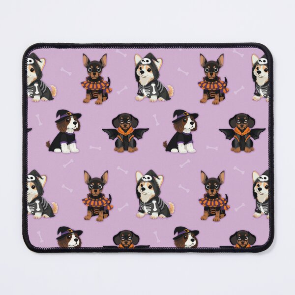 Item preview, Howl-O-Ween Hounds - Seamless Pattern designed and sold by chiarartworks.