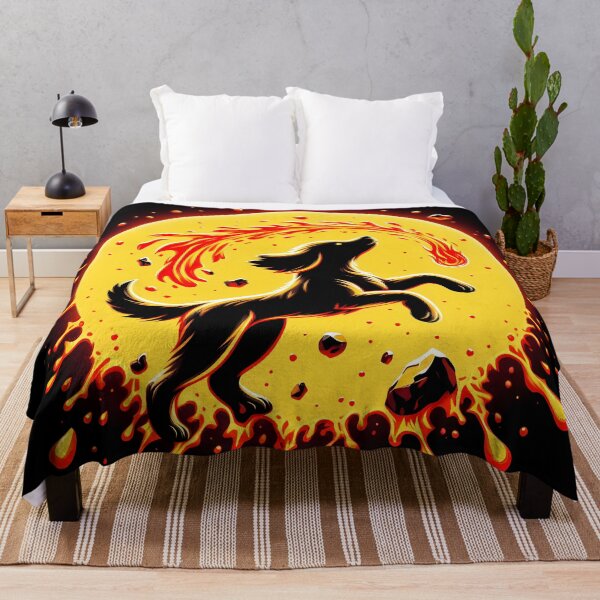 Item preview, Lava Fire Puppy Playing with Fireball, Ai Generated Art designed and sold by ACC .
