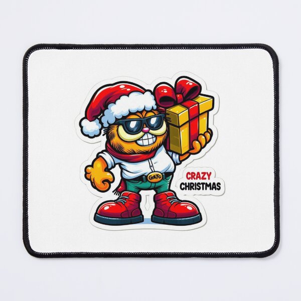 Item preview, Funny Christmas Stickers & T-Shirts - Holiday Vibes designed and sold by MiszungART.