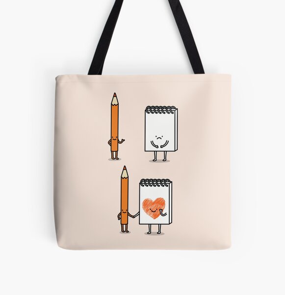 Spread love (v.2) All Over Print Tote Bag