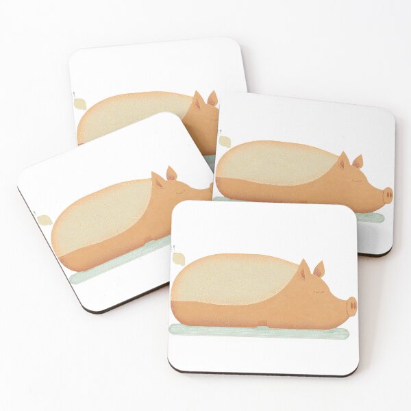 Item preview, Napping pig designed and sold by Denya4Design.