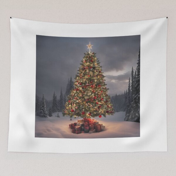 Item preview, Christmas tree under the snow designed and sold by Lilou13Magasin.