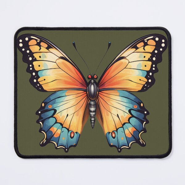 Item preview, Colorful butterfly drawing designed and sold by Radibor78.