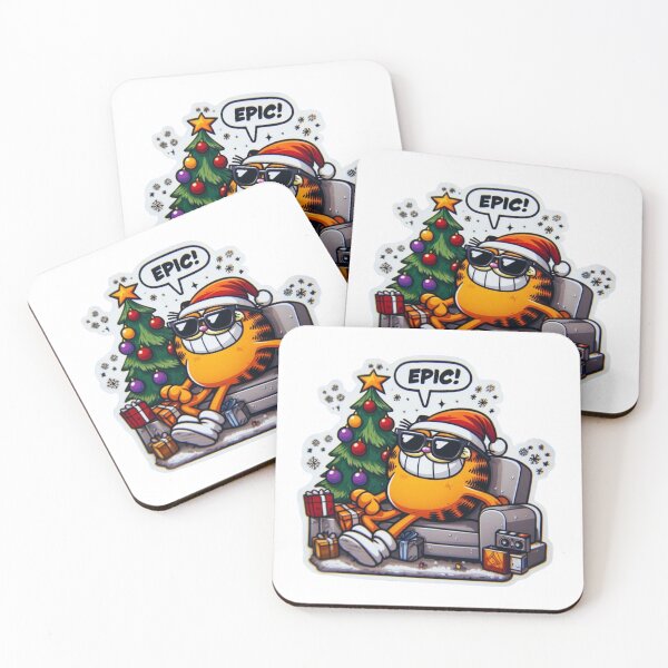 Item preview, Funny Christmas Stickers & T-Shirts - Holiday Vibes designed and sold by MiszungART.