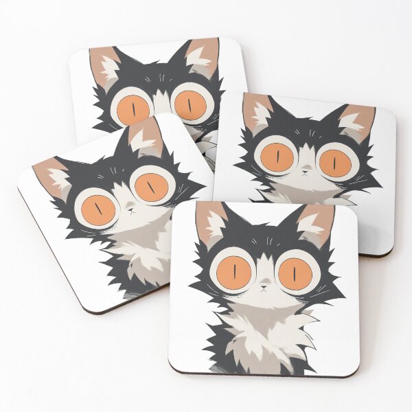 Item preview, Surprised Kitten (orange eyes) designed and sold by shrolts.
