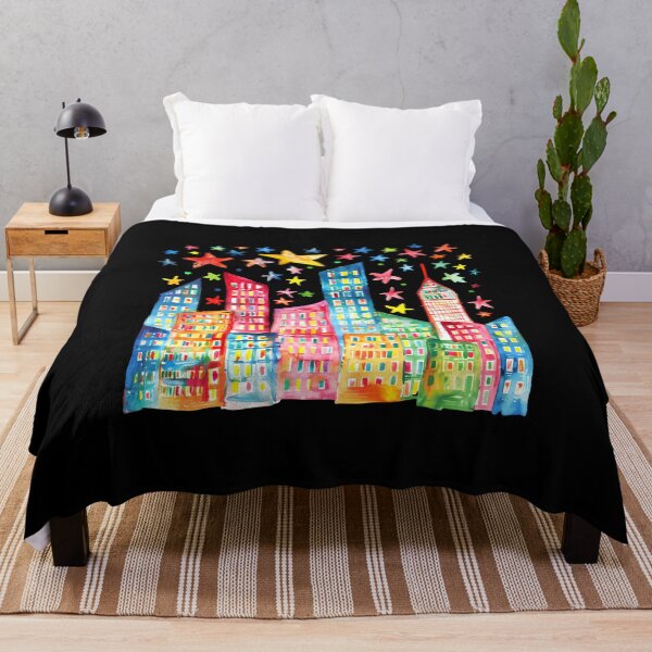Item preview, Ciudad vibrante bajo un cielo estrellado designed and sold by OURBYPRODUCTS.