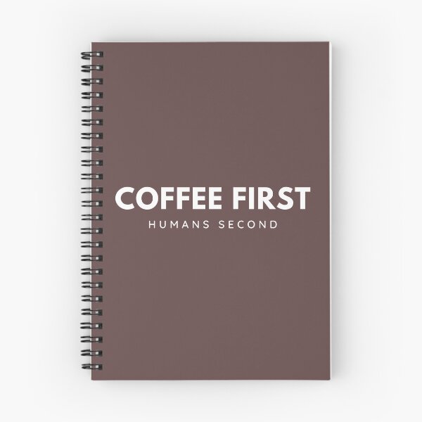Item preview, Coffee first Humans Second designed and sold by ZuzDoesDesigns.