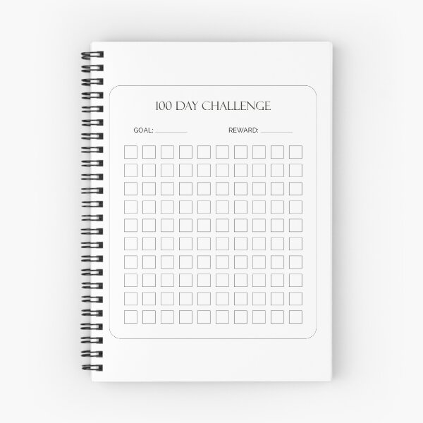 Item preview, 100 Day challenge designed and sold by Mqyou.