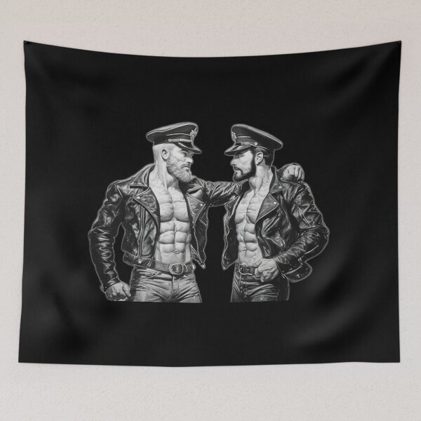 Item preview, Gay Leather Daddies Military Officers BLUF Pride Graphic Design designed and sold by ItsAKinkThing.