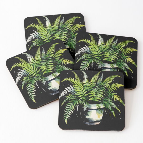 Item preview, Fern growing in a pot in cottagecore style designed and sold by Moonde04.