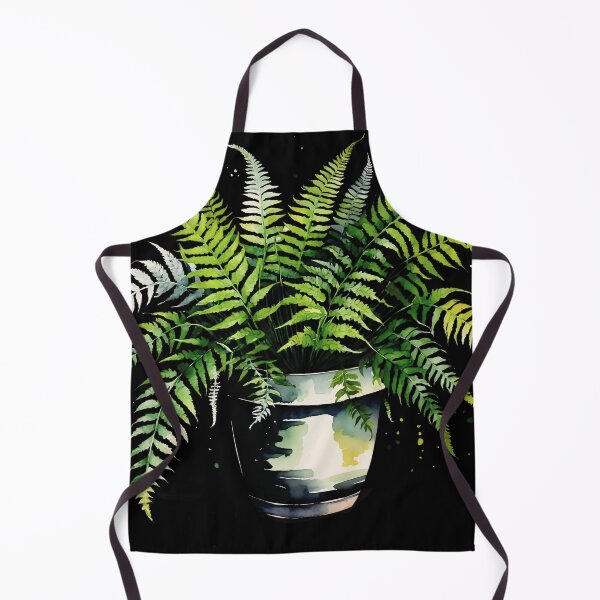 Item preview, Fern growing in a pot in cottagecore style designed and sold by Moonde04.
