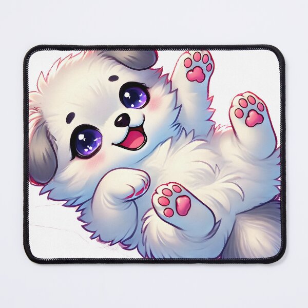 Item preview, Kawaii Puppy Playing Art designed and sold by DesignHub.