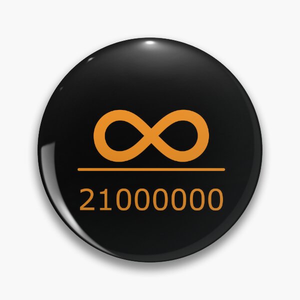 Item preview, Infinity Divided by 21 Million – Bitcoin Limited Supply Design designed and sold by s1monru.
