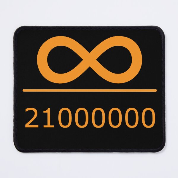 Item preview, Infinity Divided by 21 Million – Bitcoin Limited Supply Design designed and sold by s1monru.