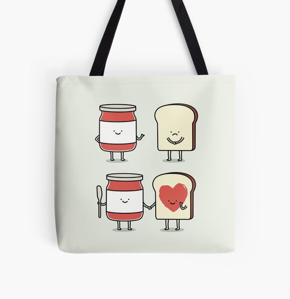 Spread love (v.1) All Over Print Tote Bag