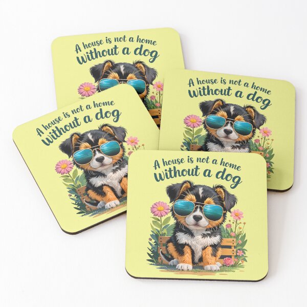 Item preview, A House Is Not A Home Without A Dog Funny Quote designed and sold by TheArtOfPat.