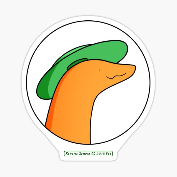 Reptile Senpai S05E03 Sticker
