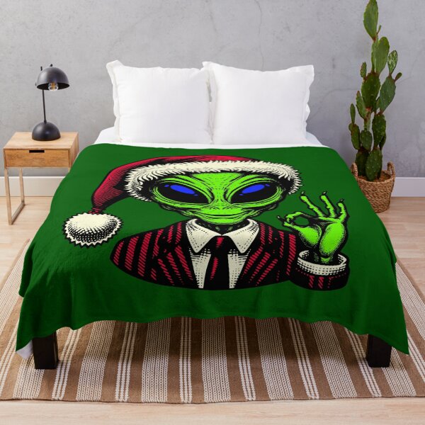 Item preview, Santa Alien Scrooged designed and sold by roswellboutique.