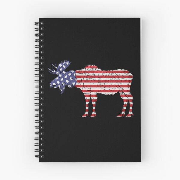 Item preview, Moose Lover USA Flag 4th Of July Moose designed and sold by DSWShirts.