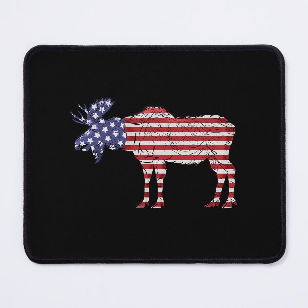 Item preview, Moose Lover USA Flag 4th Of July Moose designed and sold by DSWShirts.