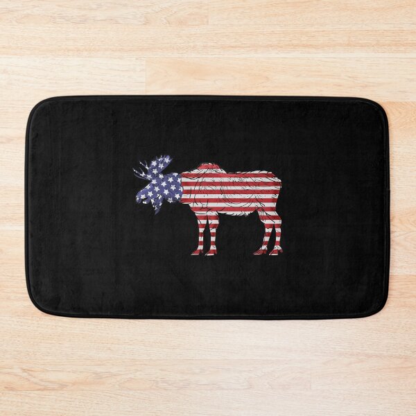 Item preview, Moose Lover USA Flag 4th Of July Moose designed and sold by DSWShirts.