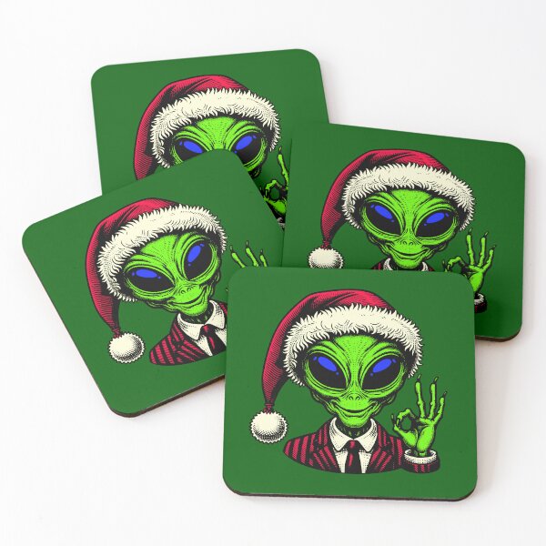 Item preview, Santa Alien Scrooged designed and sold by roswellboutique.