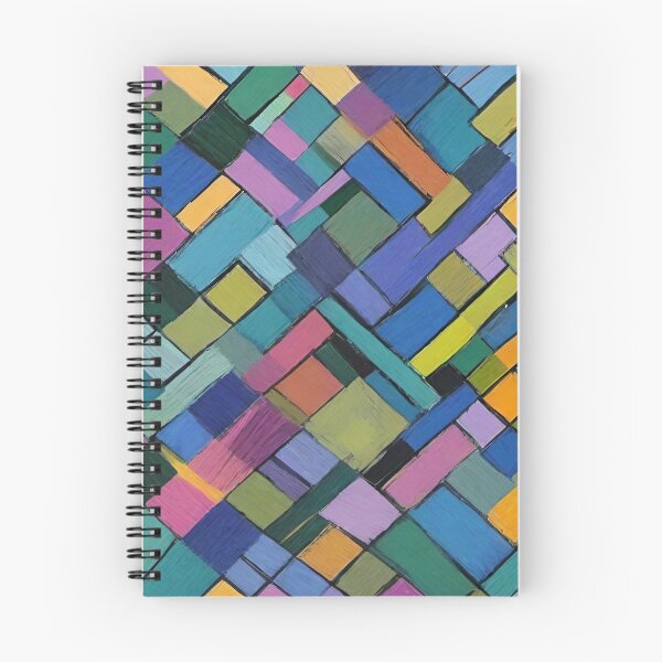 Aperçu de l'œuvre Conception de blocs multicolores créée et vendue par BubbleGalaxy.