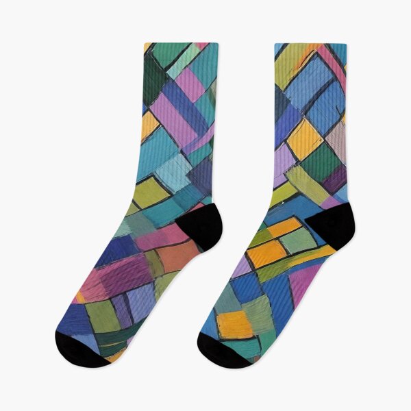 Item preview, Multicolored Block Design designed and sold by BubbleGalaxy.