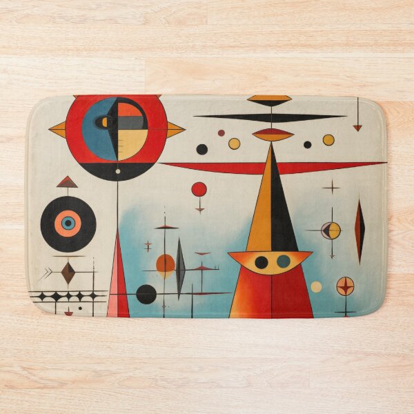 Item preview, Abstract Geometric With Biomorphic Figures designed and sold by VanKlin.