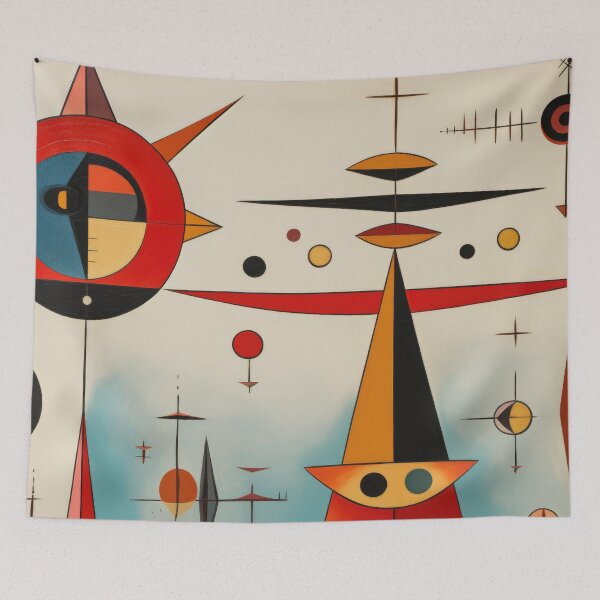 Item preview, Abstract Geometric With Biomorphic Figures designed and sold by VanKlin.